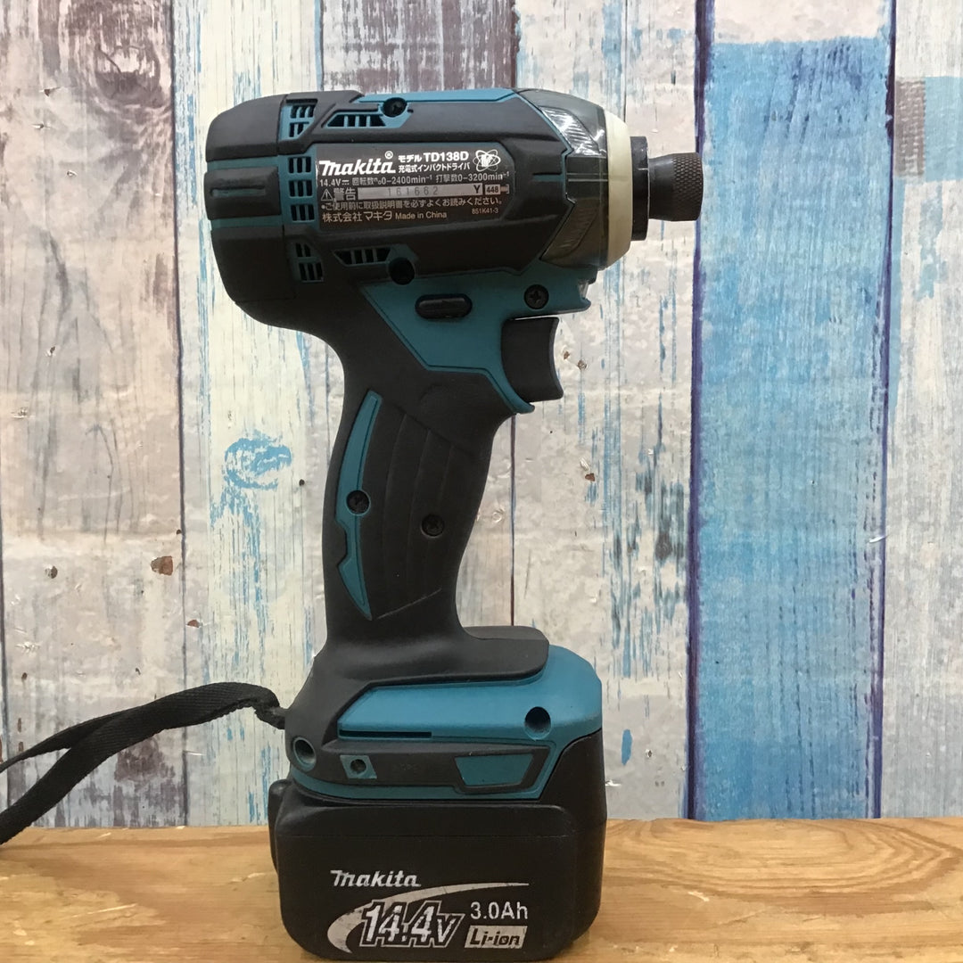 ★マキタ(makita) コードレスインパクトドライバー TD138DRFX【柏店】