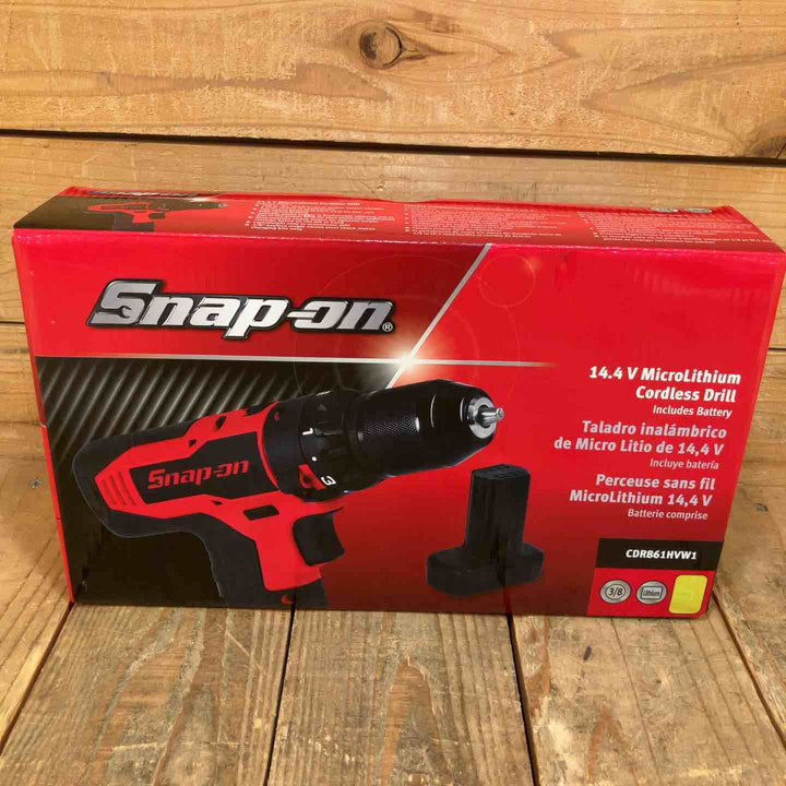 【未使用品】スナップオン(Snap-on) 14.4V コードレスドリル CDR861HVW1 本体+バッテリー1個セット【所沢店】