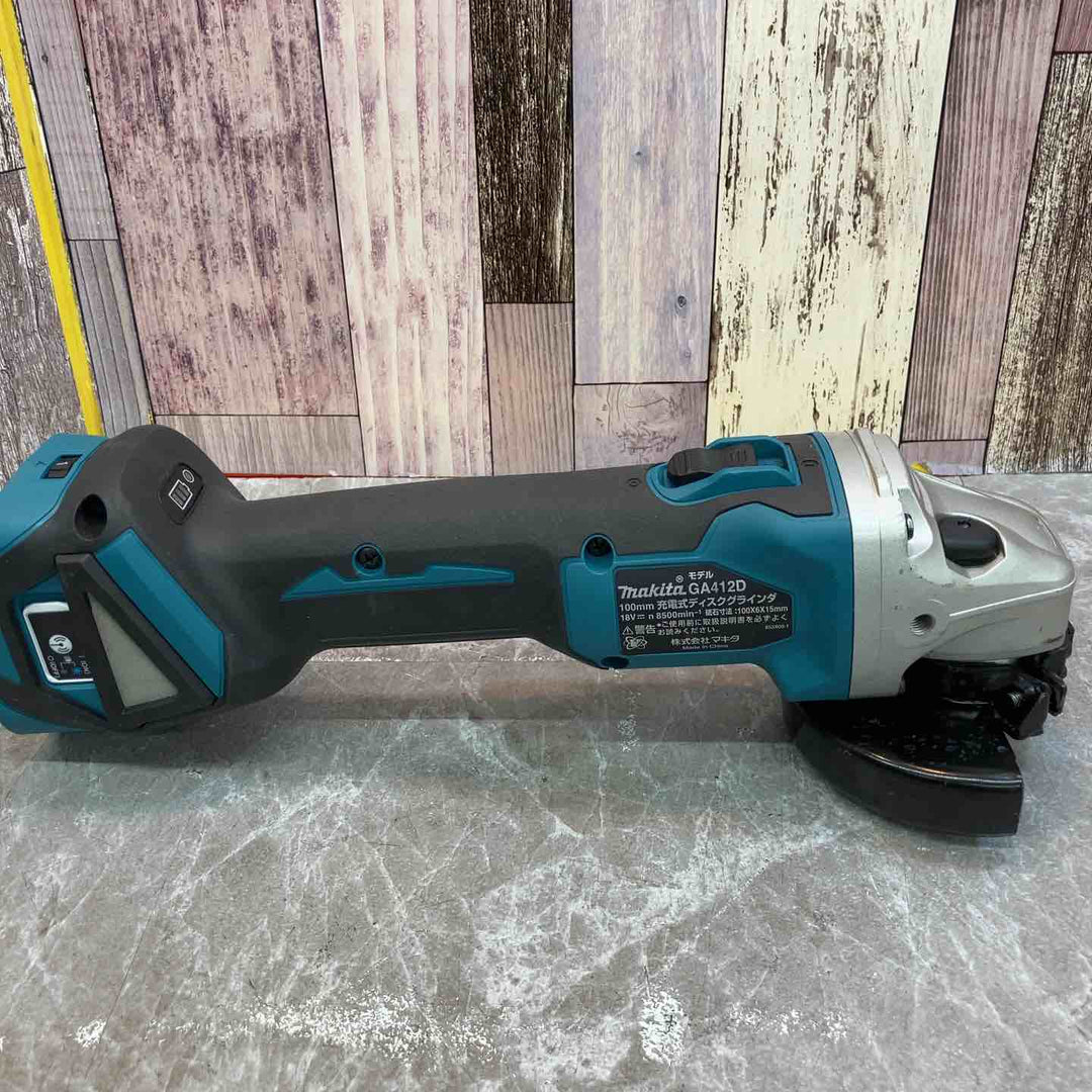 ★マキタ(makita) 100mmコードレスディスクグラインダ GA412DZ【八潮店】