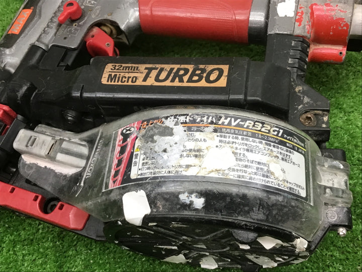 ジャンク品★マックス(MAX) 高圧エアネジ打ち機 HV-R32G1【富山店】●Y6