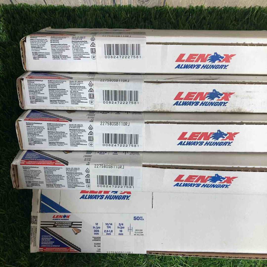 ◇レノックス(LENOX) 10/14T レシプロソーブレード 22758OSB110RJ 50枚入 5箱セット【戸田店】