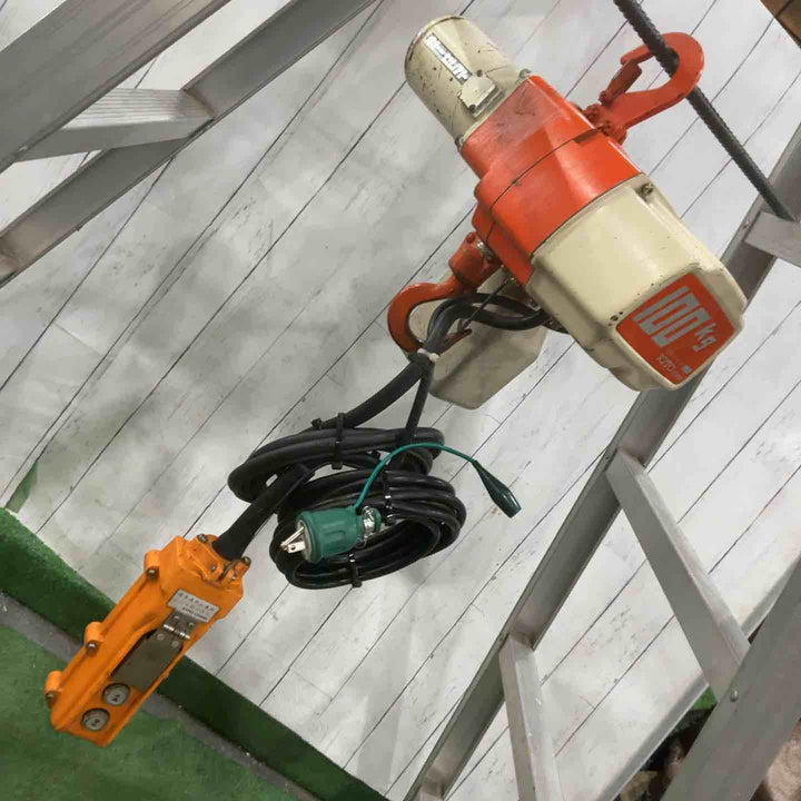◇キトー(KITO) 電動チェーンブロック ED2B 100kg 動作確認済【川口店】