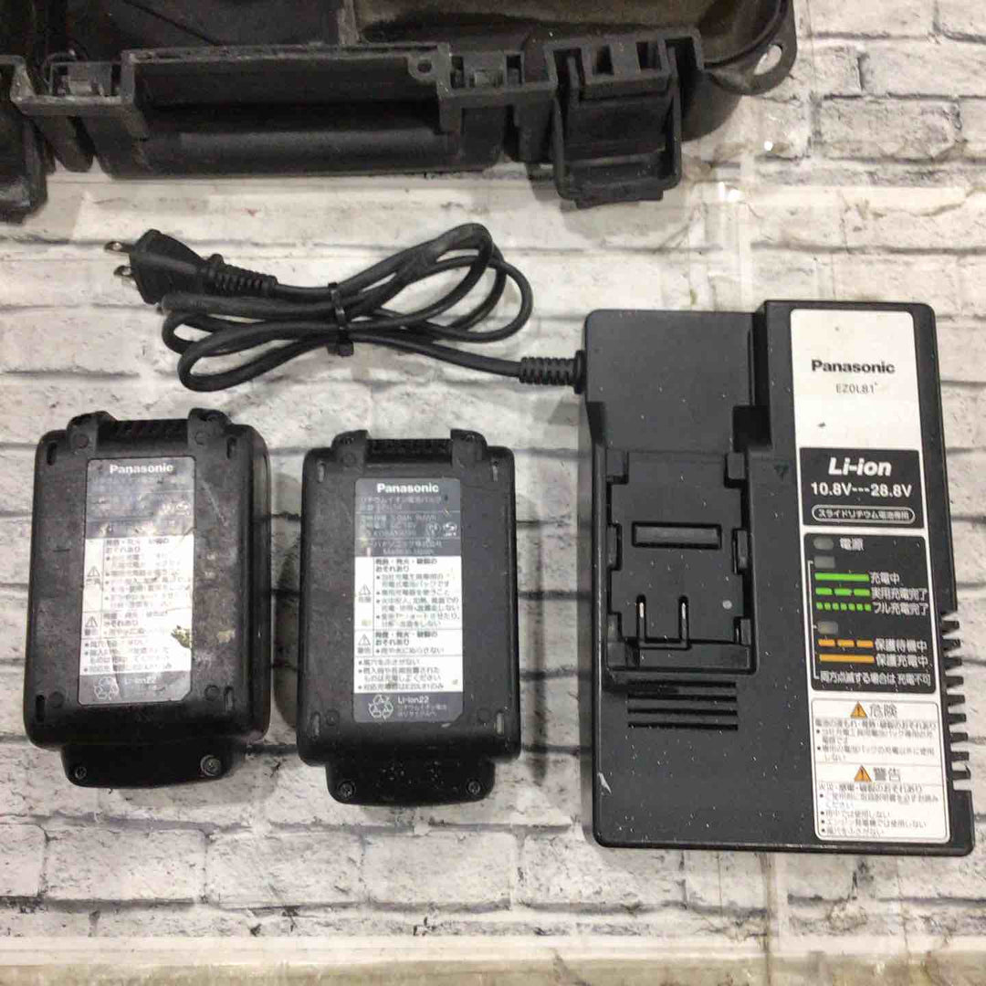 ★パナソニック(Panasonic) コードレスドリルドライバー EZ74A2LJ2G-R【川口店】