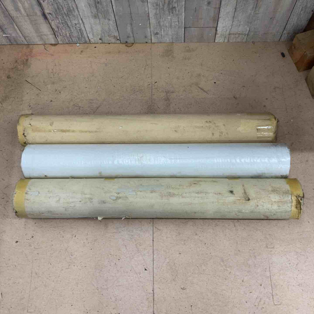 【未使用品／店頭受取り限定】　【長期保管品】白防炎シート3本セット 0.93×50 0.9×50 【東大和店】