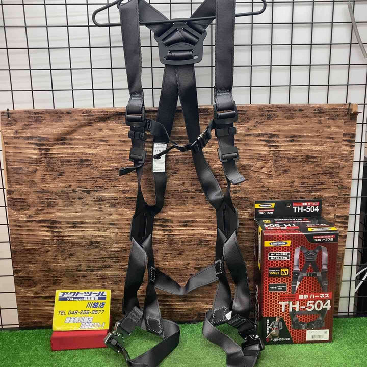 ◇ツヨロン(TSUYORON) 新規格 墜落制止用器具 クロカゲハーネス TH-504-OT-DG-M-BX【狭山】