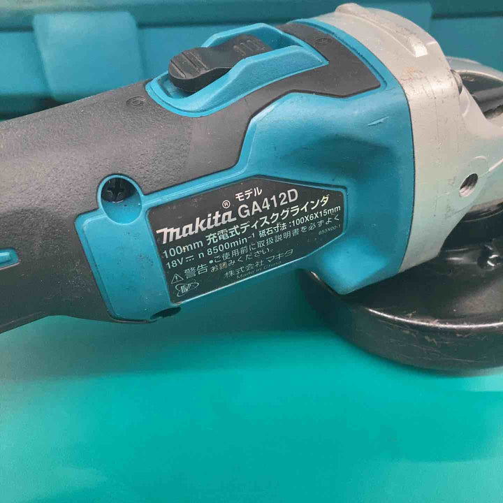★マキタ(makita) 100mmコードレスディスクグラインダ GA412DZ【戸田店】