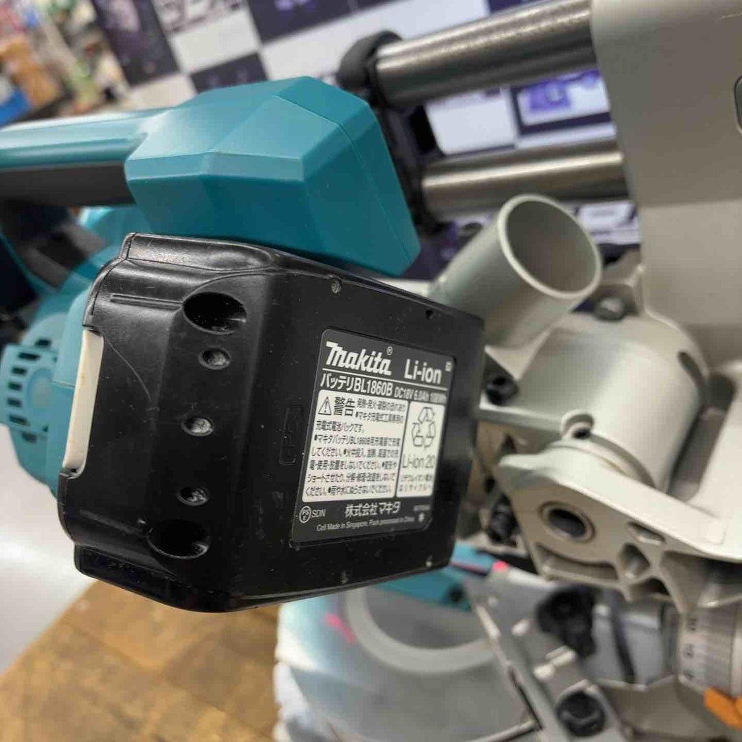【中古品】マキタ(makita) コードレススライドマルノコ LS610DZ +BL1860B 1個つき【所沢店】