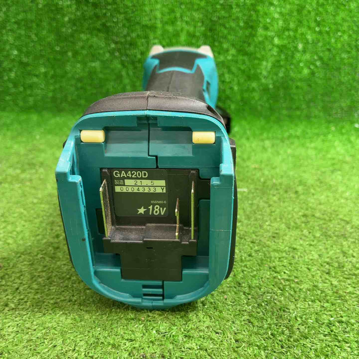 【中古品】 マキタ(makita) 100mmコードレスディスクグラインダ GA420DZ 【藤沢店】
