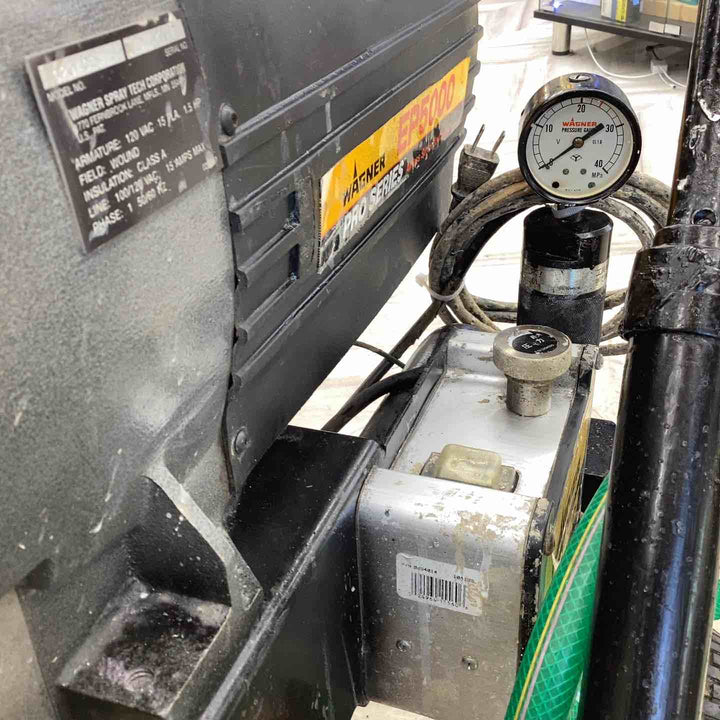 【店頭受取り限定】 WAGNER ワグナー エアレス塗装機 EP5000 左タイヤパンク 本体のみ 水通り 排出確認済み 【越谷店】