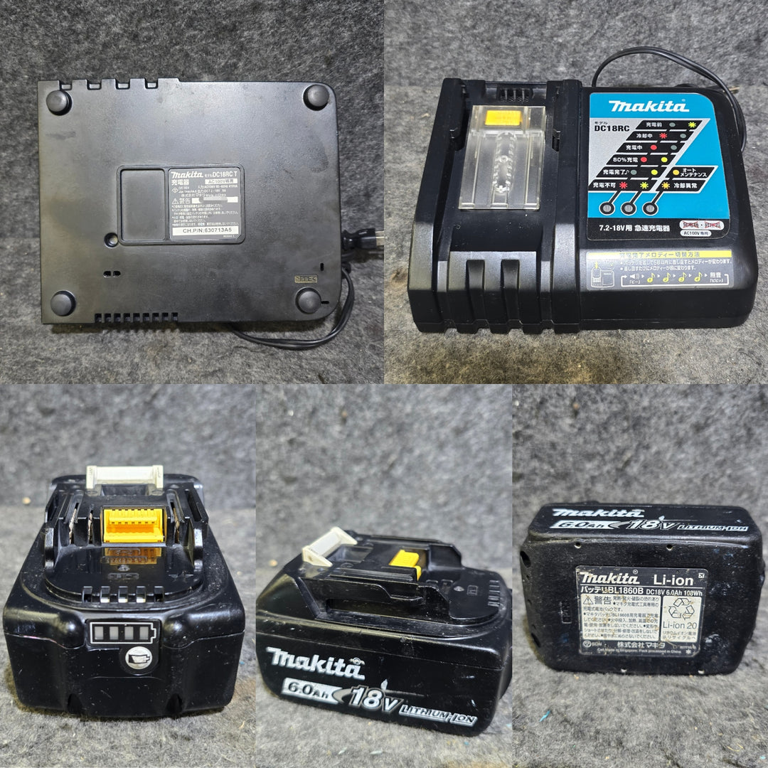 【未使用本体+中古18V 6.0Ahバッテリ・充電器】マキタ(makita) コードレスヒートガン HG181DRG【桶川店】