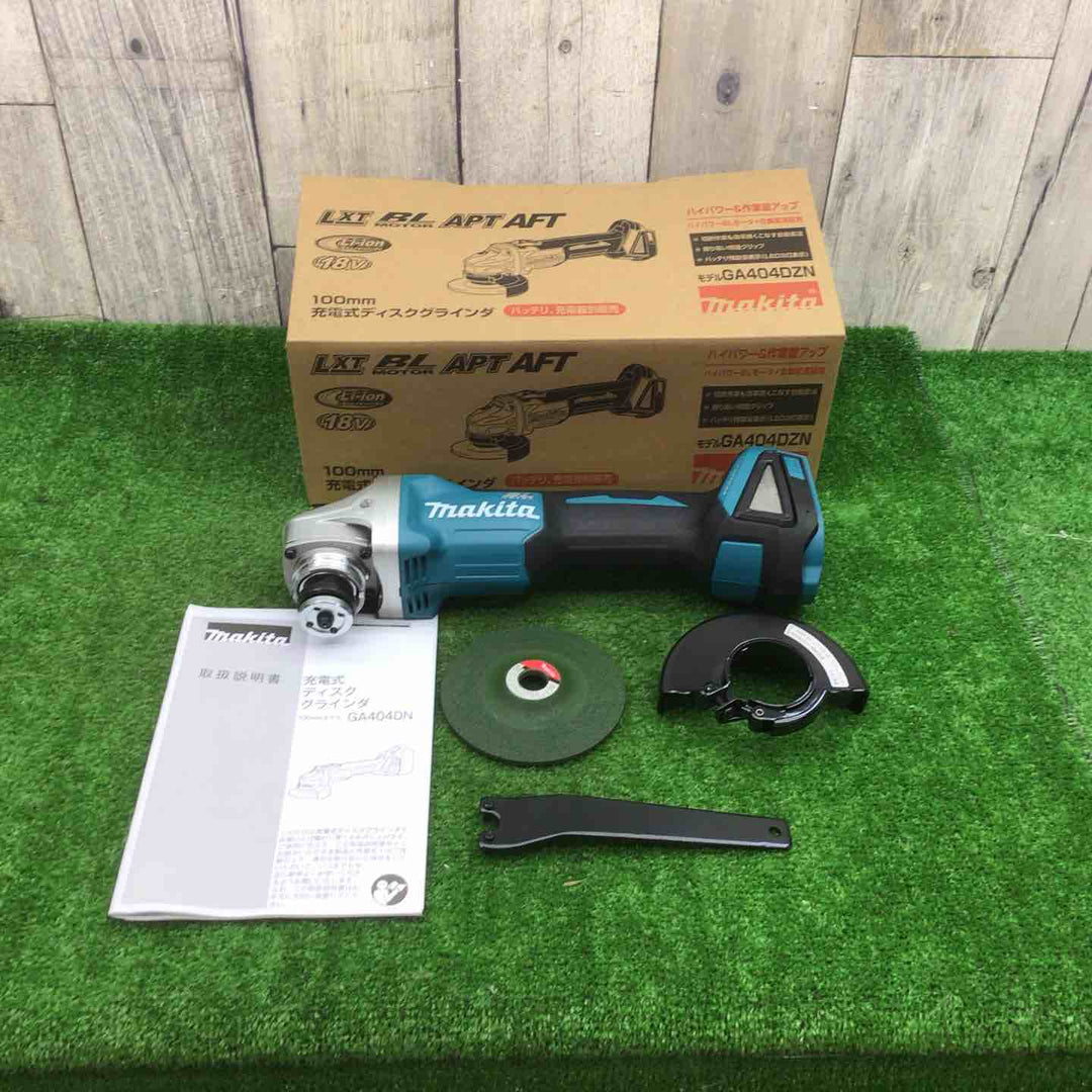 ☆マキタ(makita) 100mmコードレスディスクグラインダ GA404DZN (GA404DN)【富山店】◆SC