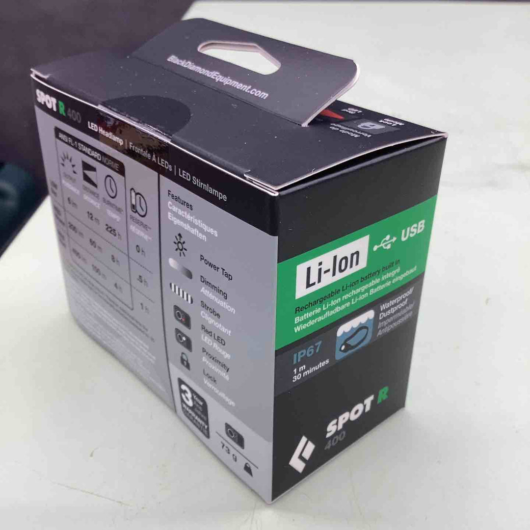 Black Diamond スポット400-R グラファイト【越谷店】