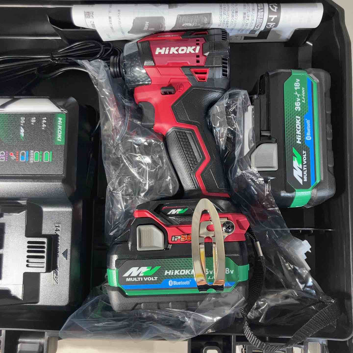 ★ハイコーキ(HIKOKI ※旧:日立工機) コードレスインパクトドライバ スコーピオンレッド WH36DD(2XHRSZ)【戸田店】