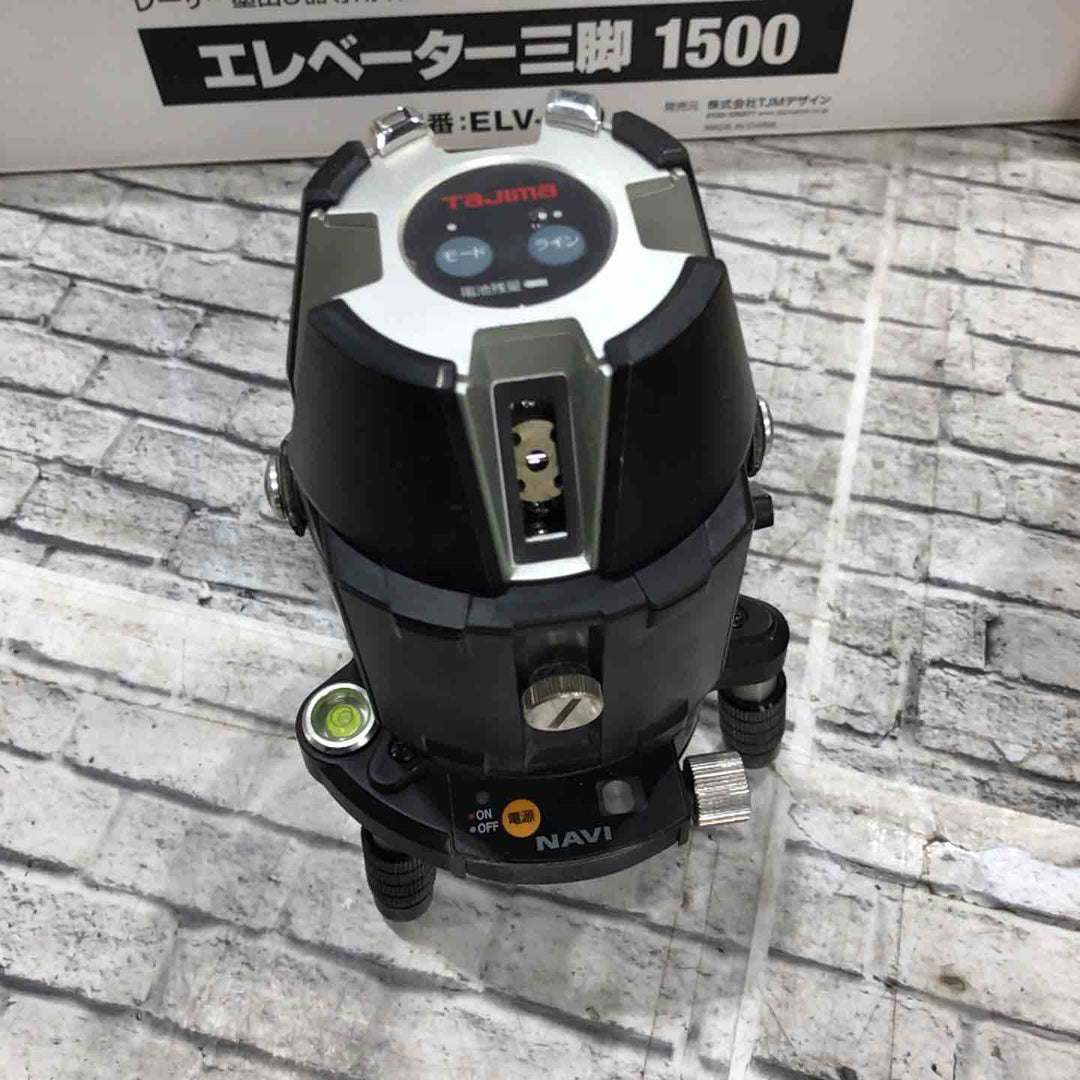 TJMデザイン レーザー墨出し器 NAVIゼロブルー リチウム KJY ZEROBLN-KJY 矩十字・横【川口店】