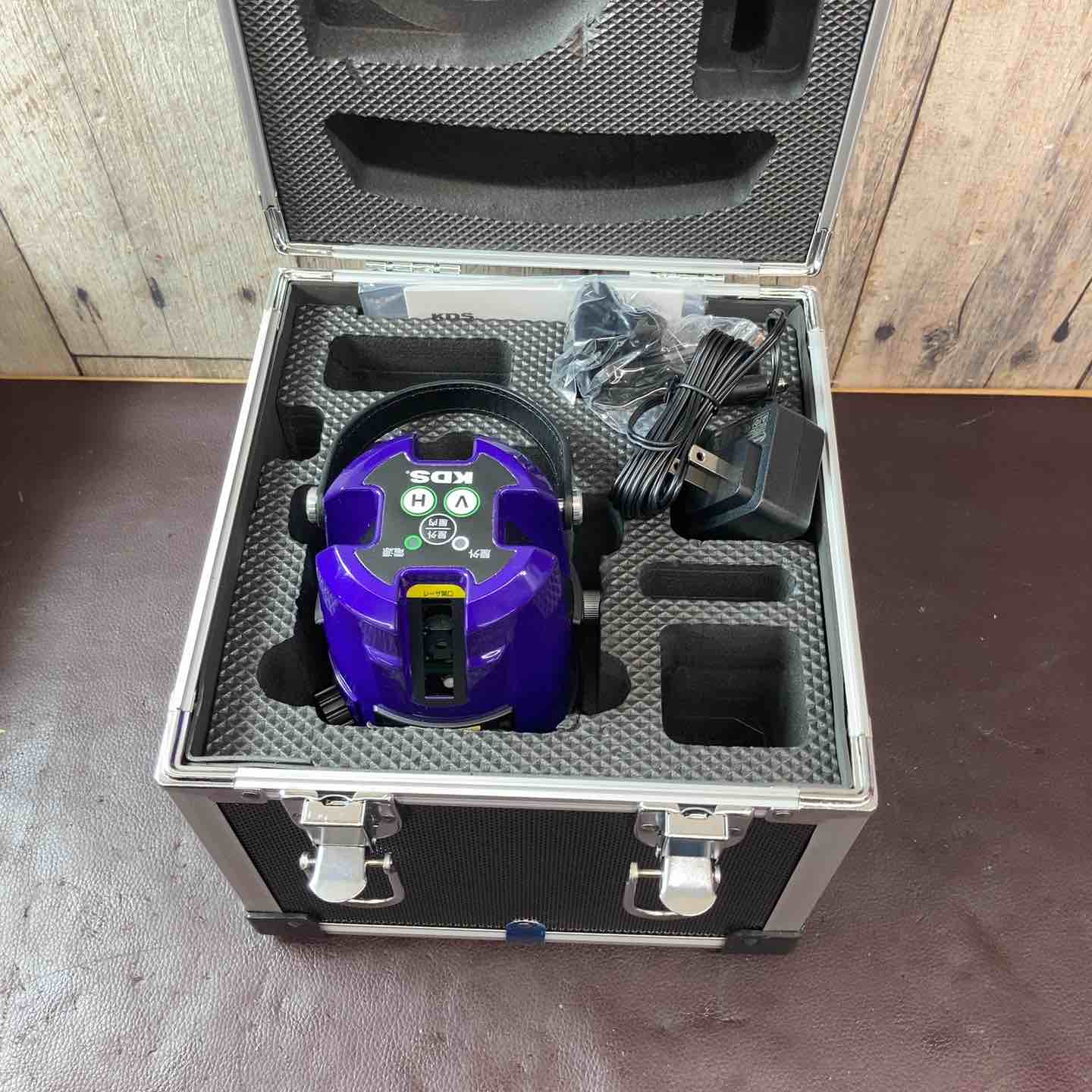 中古美品】 KDS オートラインレーザー ATL-25V パープルライン 【東大