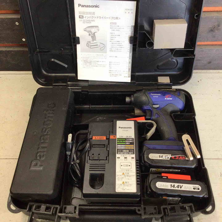 【中古品】 パナソニック/Panasonic コードレスインパクトドライバ EZ7543LN2S-A 【鴻巣店】