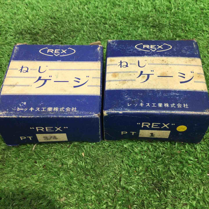 ◇レッキス（REX）ねじゲージ　PT1　PT3/4【町田店】