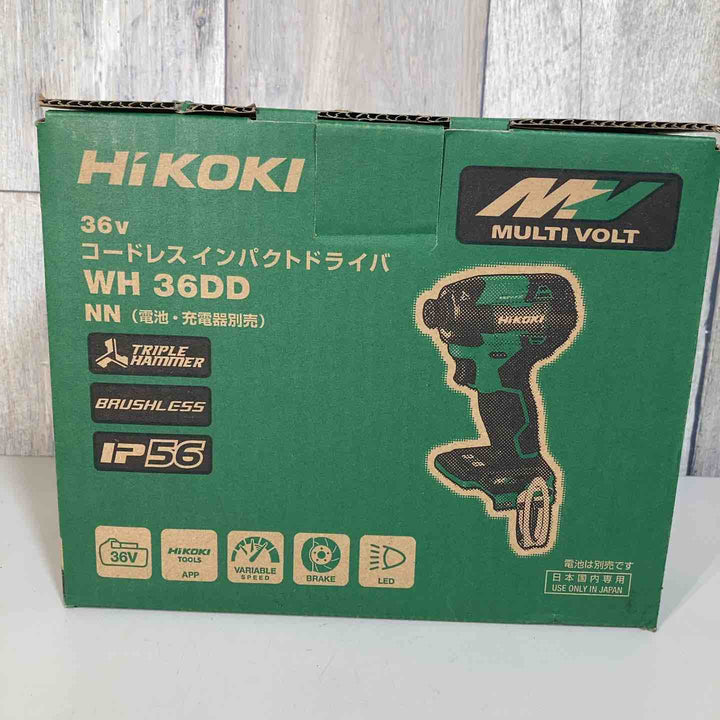 ★ハイコーキ(HIKOKI ※旧:日立工機) コードレスインパクトドライバ WH36DD(NNY)本体のみ【戸田店】