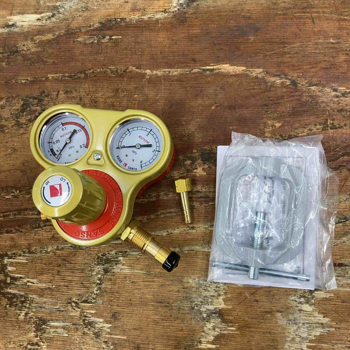 ◇小池酸素 容器圧力調整器 セフティゴールドV SGV-2 (アセチレン用)【柏店】