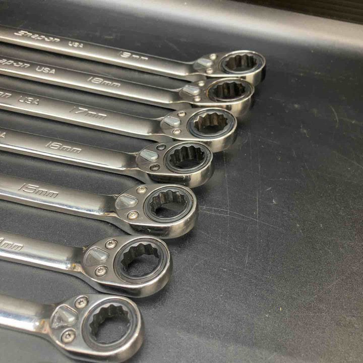 スナップオン(Snap-on) コンビギアレンチセット SOXRRM710A+8mm 6mm付き 6mm-19mm 計12本セット【川越店】