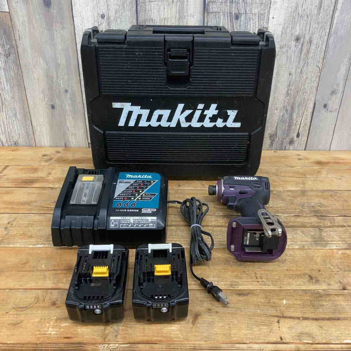 【中古品】 マキタ(makita) 18V コードレスインパクトドライバー TD172DGXAP フルセット パープル 【東大和店】