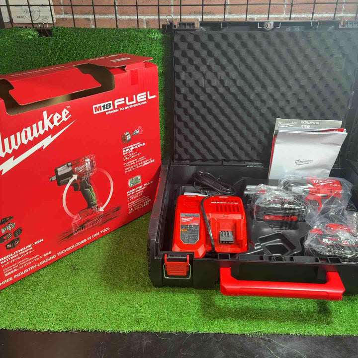 【未使用品】 ミルウォーキーツール・ジャパン M18 FUEL 1/2インチ 745Nm インパクトレンチセット M18 FMTIW2F12-502X JP 1台【藤沢店】