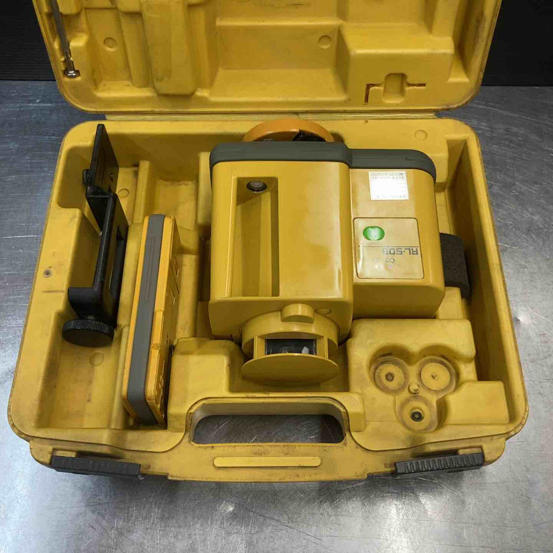 【中古品】 トプコン(TOPCON) 回転レーザー(レベルプレーナー)  RL-50B 360° 測量 測定 【東大和店】