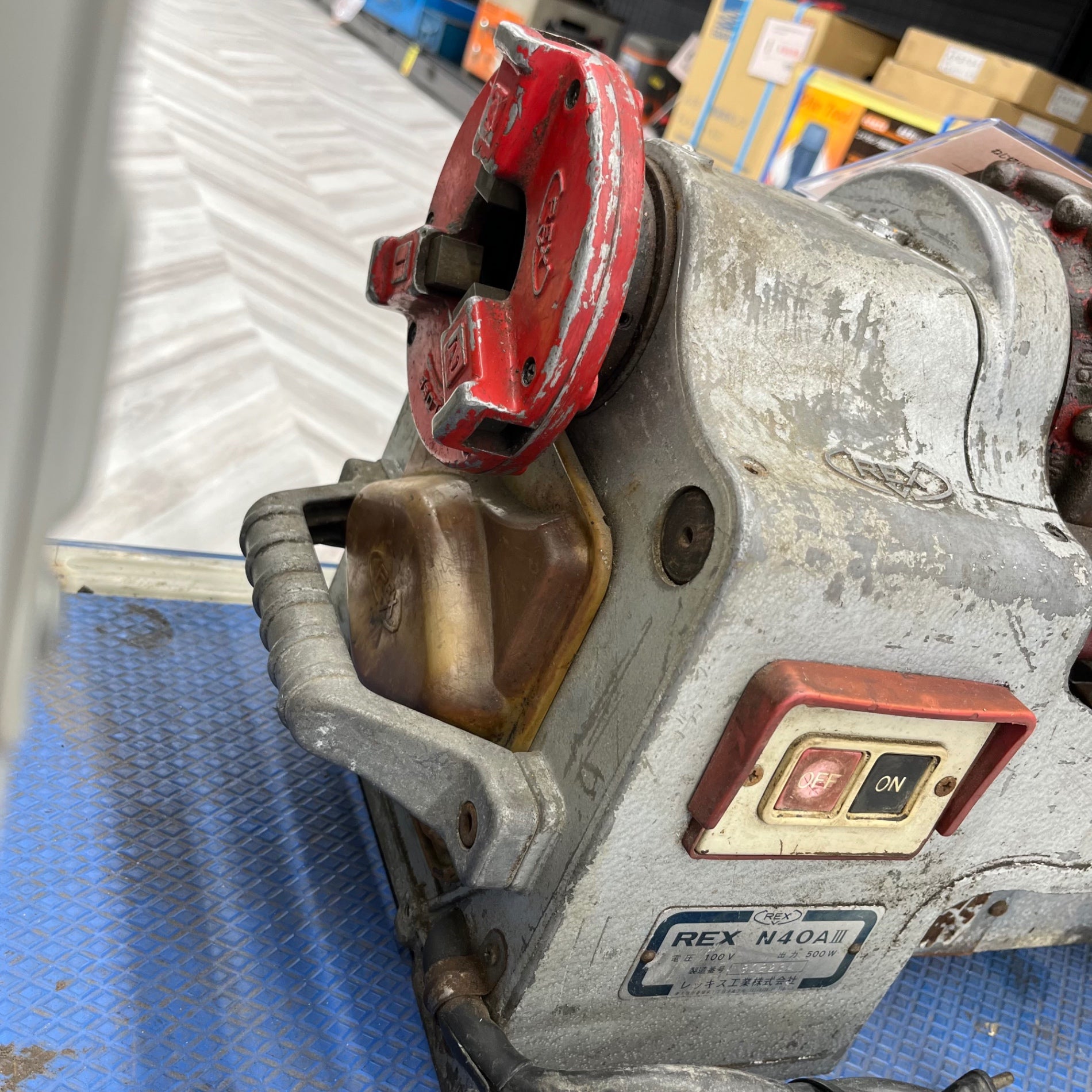 REX AUTOⅢ DIE HEAD 未使用・未開封品 レッキス 自動切上ダイヘッド チェーザ付  ☆REX レッキス AUTOⅢ ダイヘッド 1⁄2-3⁄4 自動切上 ダイヘッド