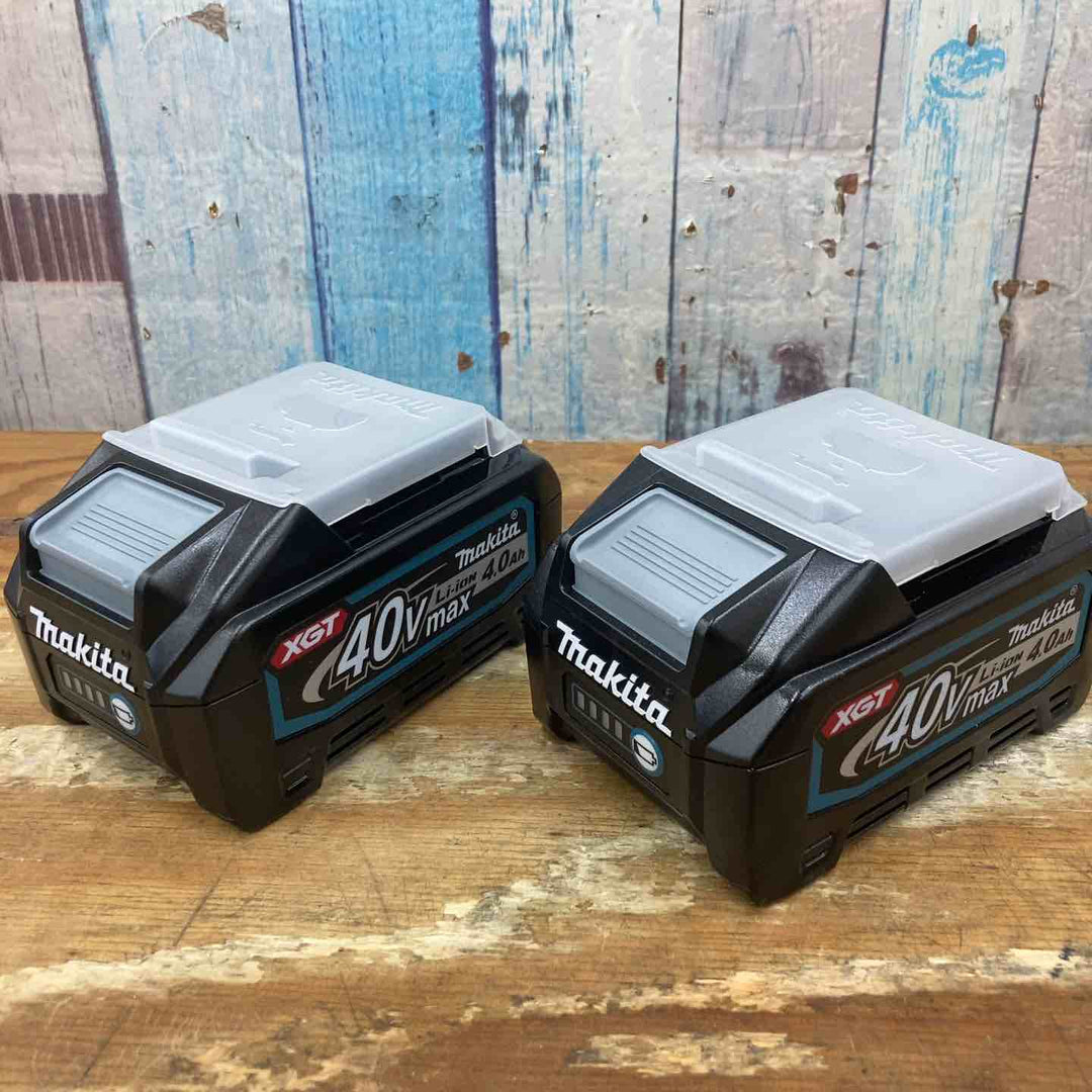 【未使用品】純正 マキタ makita リチウムイオンバッテリー 40Vmax/4.0Ah BL4040 2点セット まとめ売り【柏店】