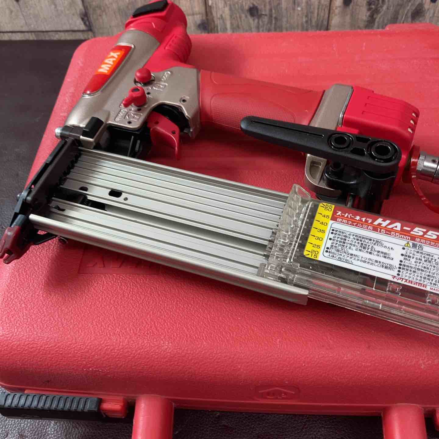 中古品】 マックス(MAX) 高圧フィニッシュネイラ HA-55SF1(D) 【東大和