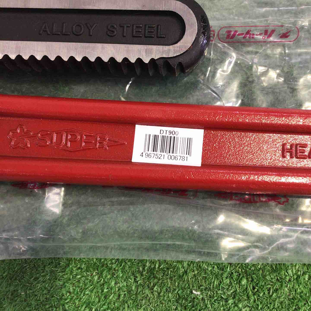 ◇スーパー デラックスパイプレンチ(鍛造品・プロ用強力型) JIS H DT900【町田店】