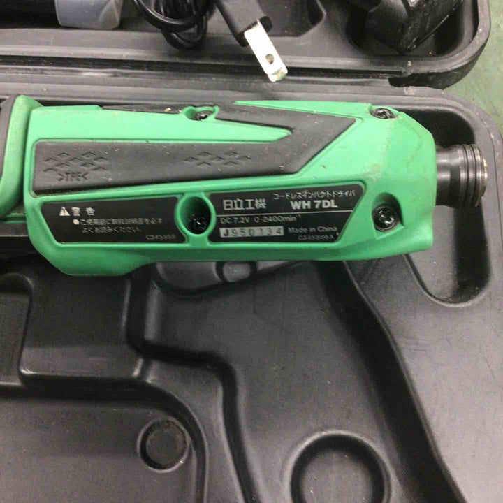 ◇ハイコーキ(HIKOKI ※旧:日立工機) 7.2V コードレスペンインパクトドライバー WH7DL(2LCSK)【戸田店】