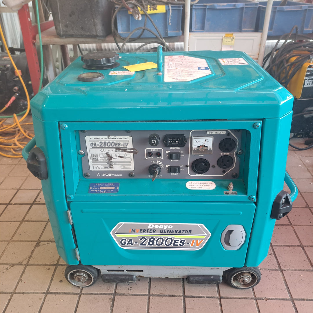 【店頭受取り限定】★デンヨー(Denyo) 発電機 GA-2800ES-IV【草加店】