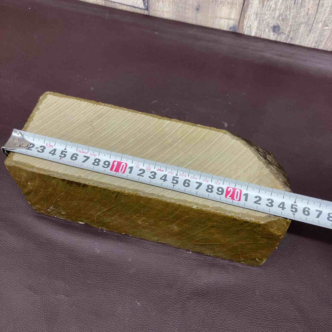 【超希少】 【未使用品】 天然砥石 産地不明 重量約5.0Kg 長さ約250mmｘ幅約90mmｘ高さ約105mm 番手細かめ 若狭田村山？ 京都正本山？ 【東大和店】