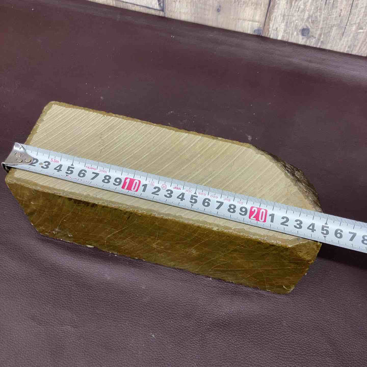 【超希少】 【未使用品】 天然砥石 産地不明 重量約5.0Kg 長さ約250mmｘ幅約90mmｘ高さ約105mm 番手細かめ 若狭田村山？ 京都正本山？ 【東大和店】
