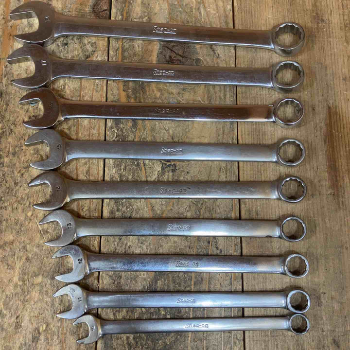 スナップオン(Snap-on) 旧ロゴ コンビネーションレンチセット OEXM100-180 計9点【所沢店】