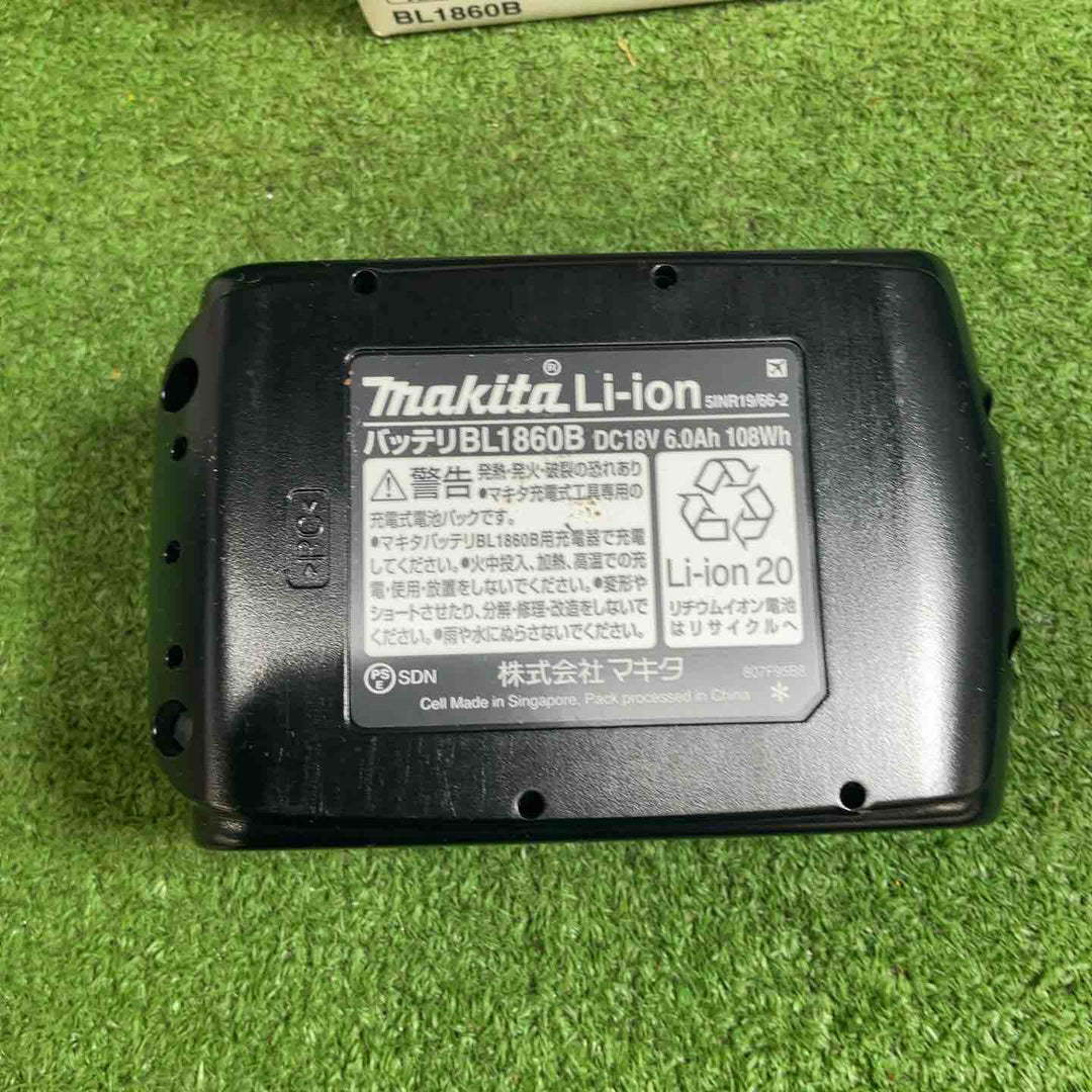 【未使用品】【4個セット】マキタ (makita) リチウムイオンバッテリー 18V/6.0Ah BL1860B【藤沢店】