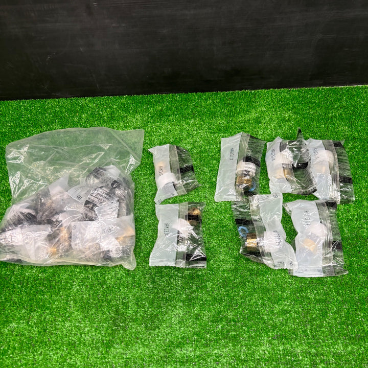 【未使用品】ブリジストン プッシュマスターオスアダプター 水(給水専用)ねじR1/2 サイズ13 NAM13J×12個 NAU13JJ×5個　合計17個【電材館越谷店】