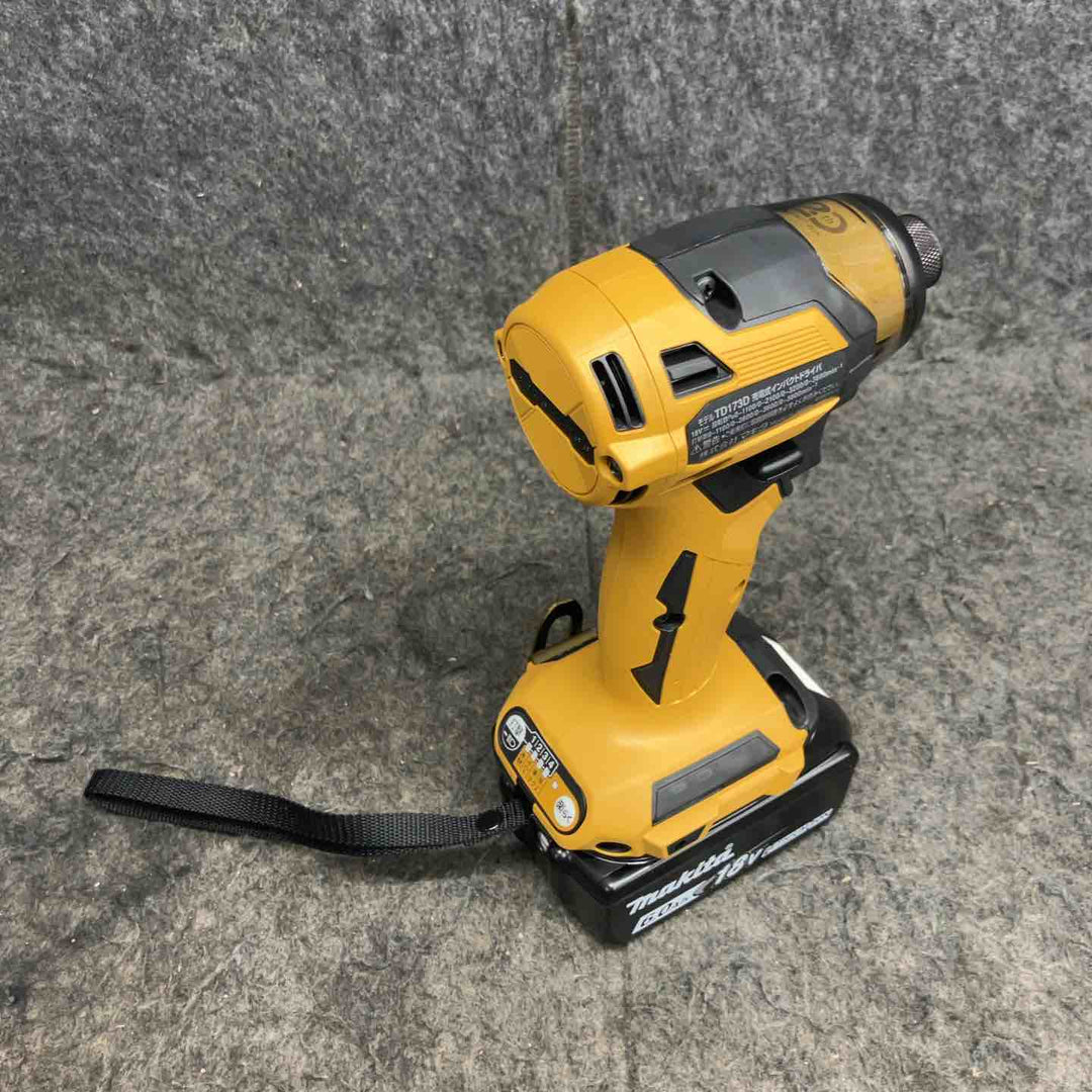 マキタ(makita) コードレスインパクトドライバー TD173DGXPY プレミアムイエロー 20周年限定色【鴻巣店】