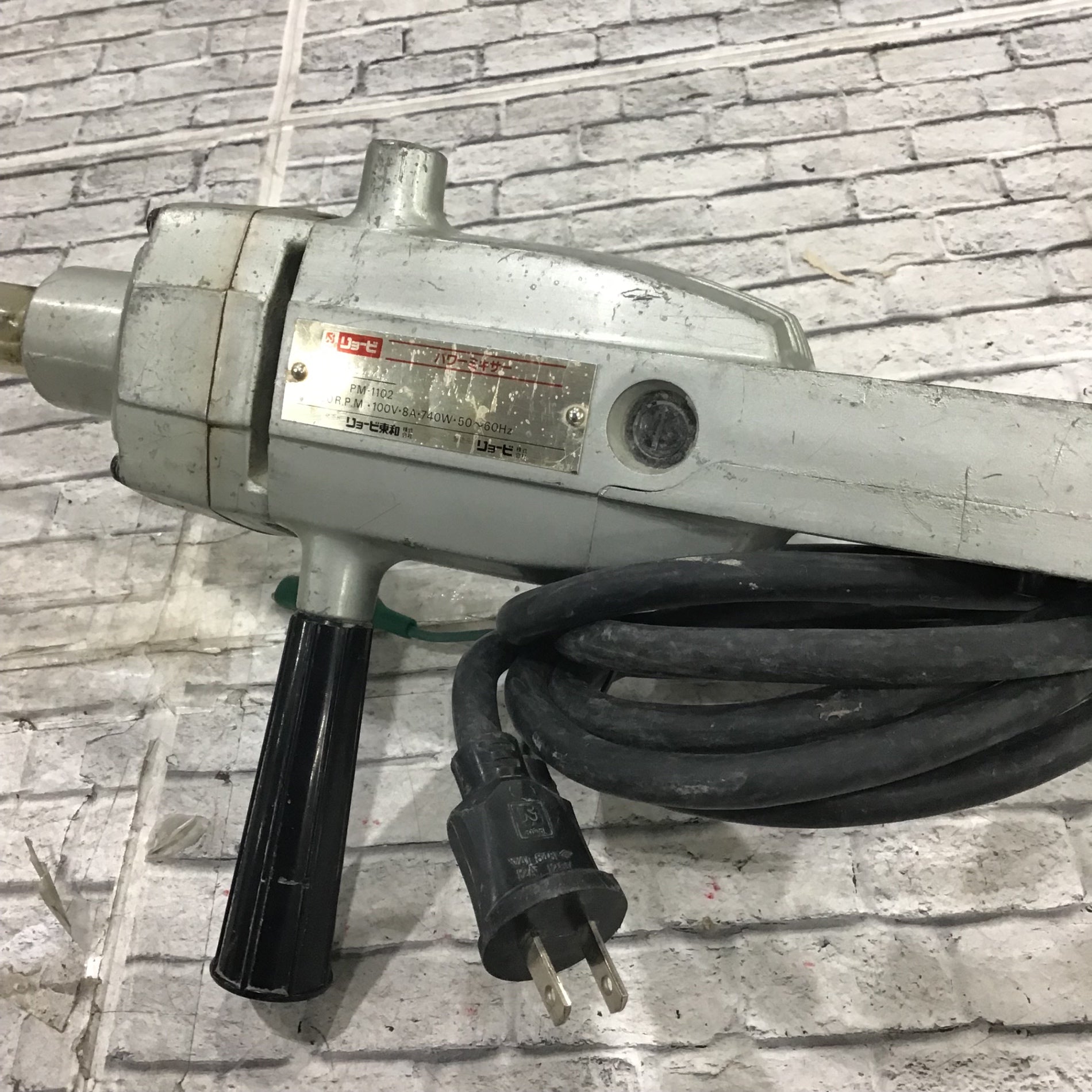 〇リョービ(RYOBI) コンクリートかくはん機 PM-1102【川口店