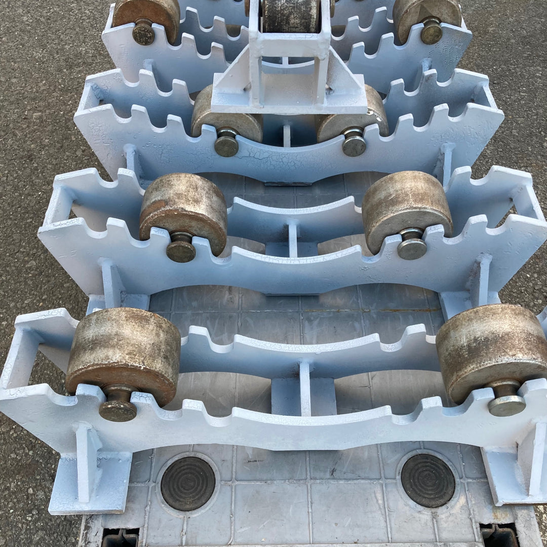 【中古品/店頭受取り限定】7台セット キールカッター用 管台 コロ付き【東大和店】