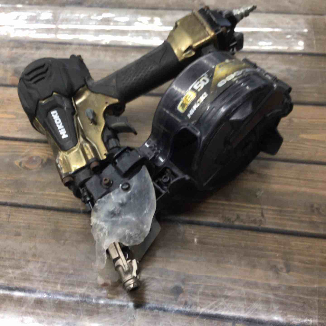 ★ハイコーキ(HIKOKI ※旧:日立工機) 高圧エア釘打ち機 NV50HR2(S)【戸田店】