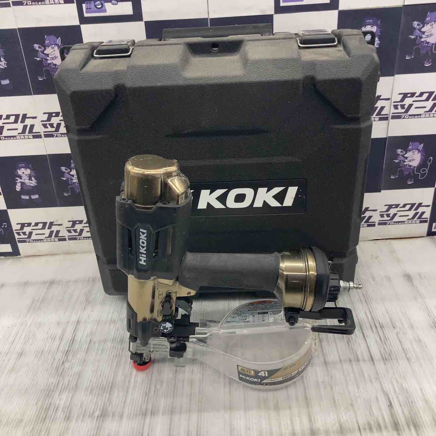 【中古品】ハイコーキ(HIKOKI ※旧:日立工機) 高圧エアネジ打ち機 WF4HS【所沢店】 ☆ハイコーキ(HIKOKI ※旧:日立工機) 高圧エアネジ打ち機 WF4HS【所沢店