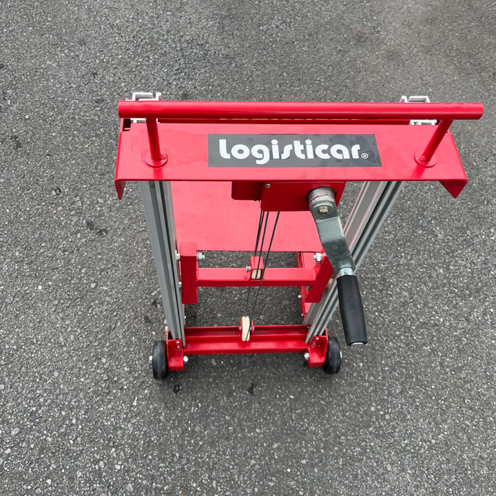 【中古品/店頭受取り限定】Logisticar ミニアルミナムハンドスタッカー 最高位128cm 80kg 荷台板【東大和店】