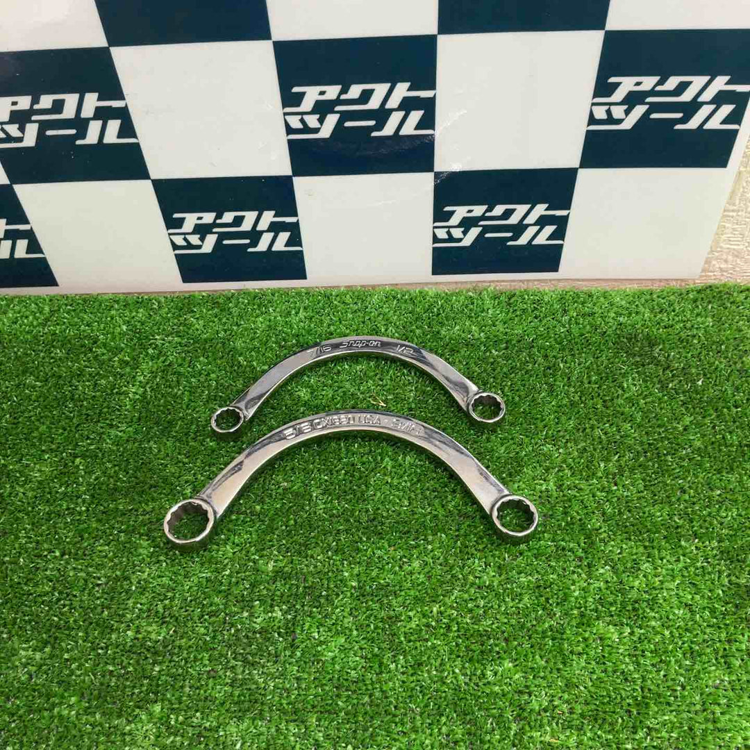 スナップオン(Snap-on) CX1820/CX1416 ハーフムーンメガネレンチ2本セット【草加店】
