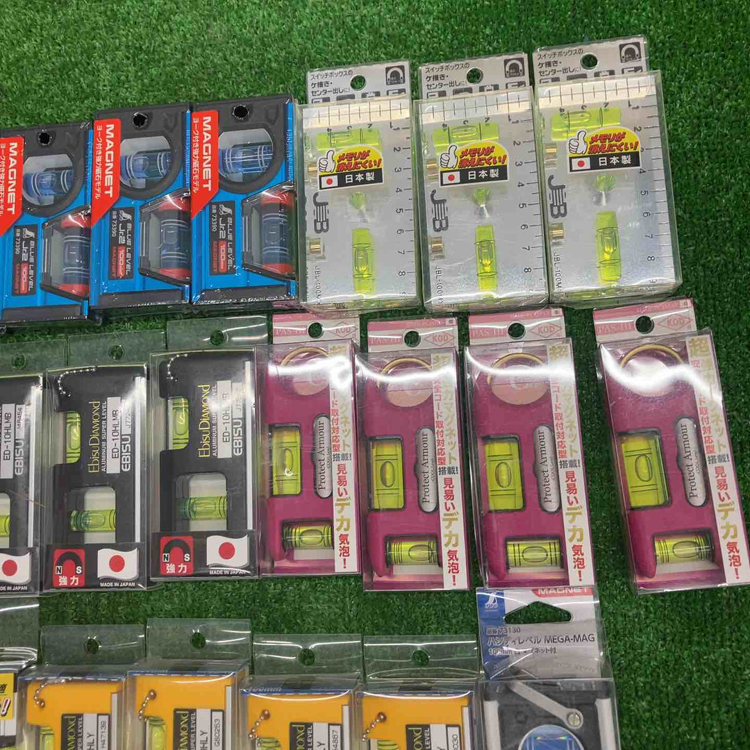 ▼18go【未開封/送料無料】水平器 磁石モデル マグネット付き 40個まとめ売り エビスダイヤモンド KOD シンワ等【川越店】