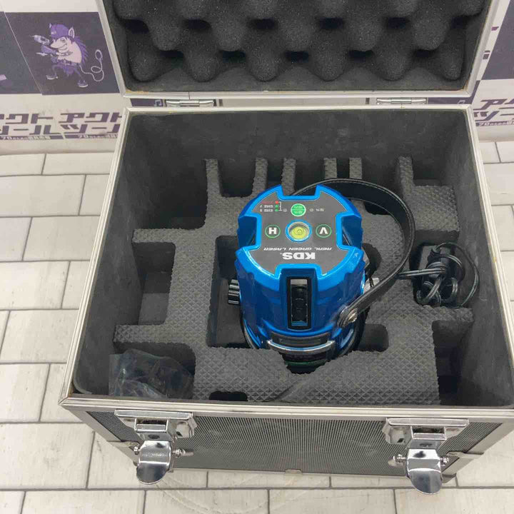 ◇ムラテックKDS リアルグリーンレーザー墨出し器 RGL-600 矩十字・横【所沢店】