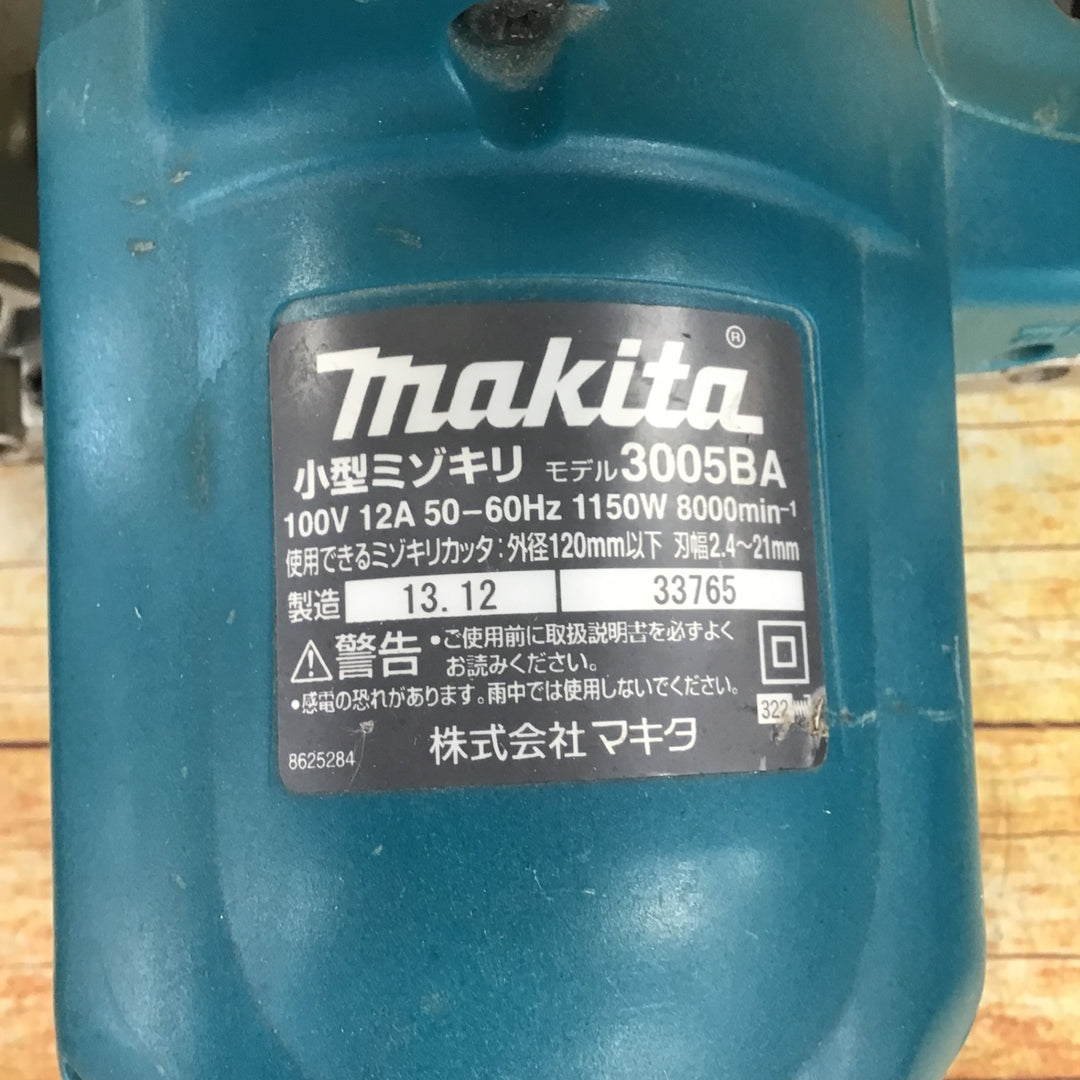 ☆マキタ(makita) 小型ミゾキリ 溝切  3005BA【川崎店】