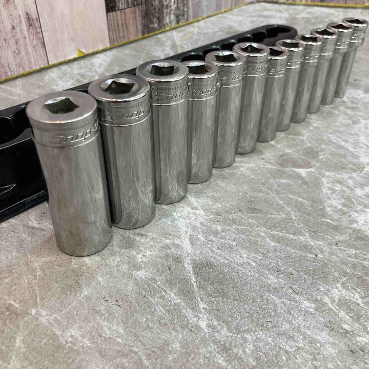 【中古品】snap-on/スナップオン　セミディープソケット　12ピースセット　3/8　PAKTY241【八潮店】