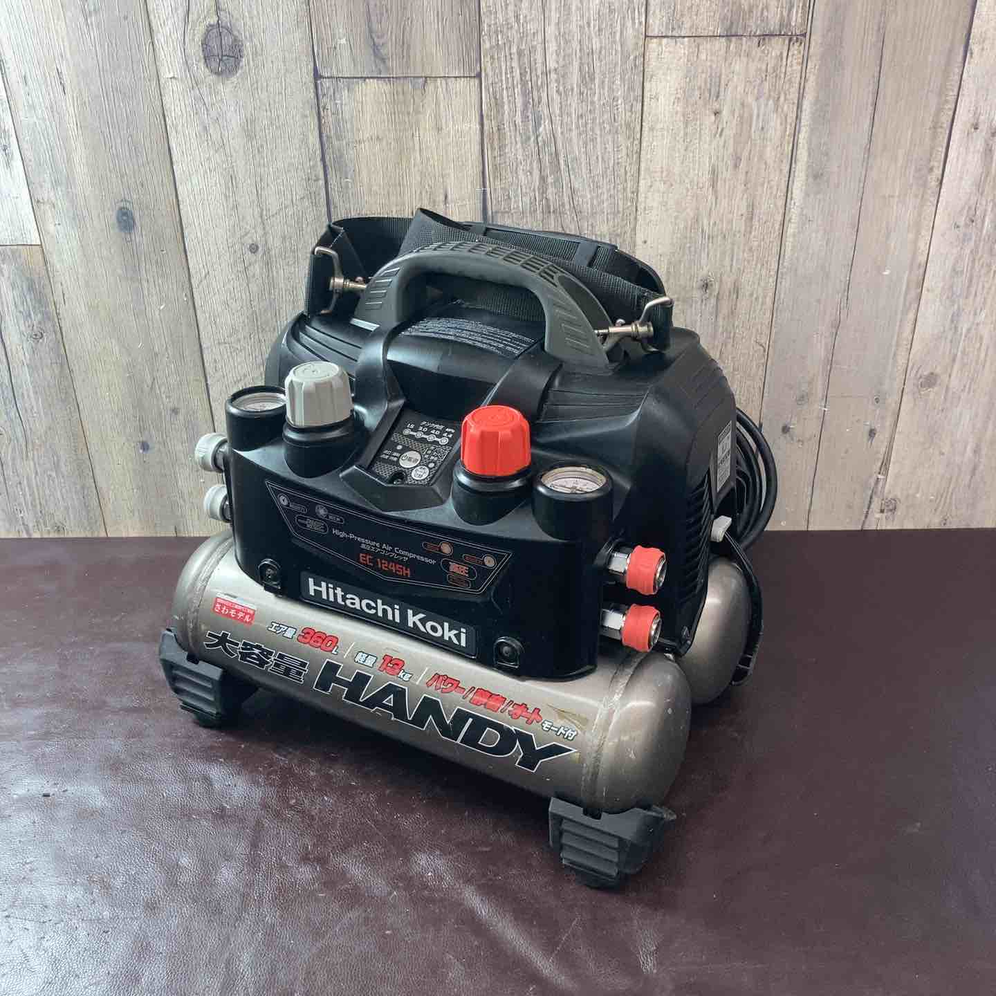 【中古品】ハイコーキ(HIKOKI ※旧:日立工機) エアコンプレッサー EC1245H 常圧・高圧【東大和店】 中古品】ハイコーキ(HIKOKI ※旧:日立工機) エアコンプレッサー EC1245H
